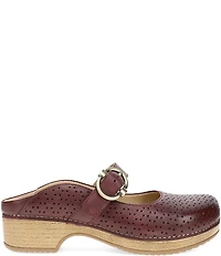 Dansko Blaire Perforated Leather Mary Jane Clogs