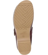 Dansko Blaire Perforated Leather Mary Jane Clogs