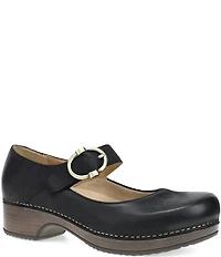 Dansko Bonny Leather Mary Jane Clogs