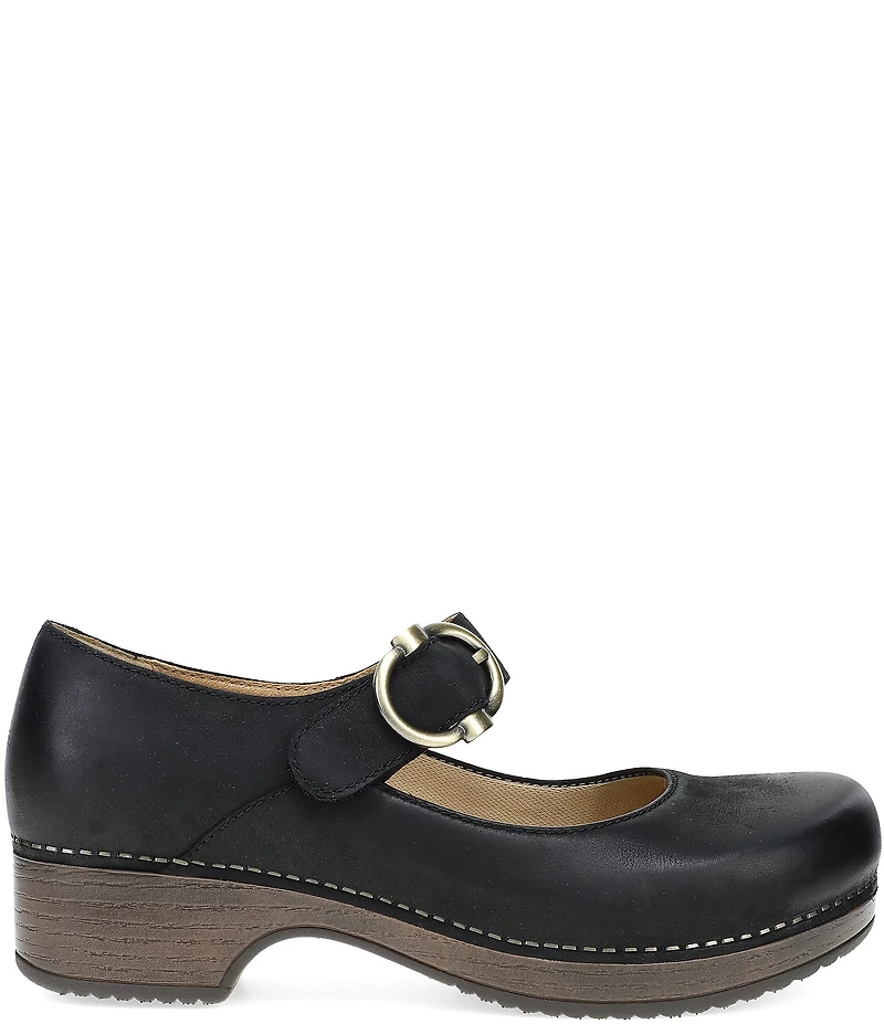 Dansko Bonny Leather Mary Jane Clogs
