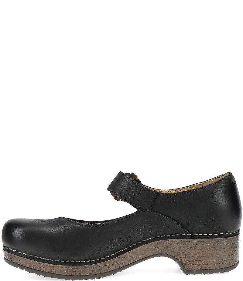Dansko Bonny Leather Mary Jane Clogs
