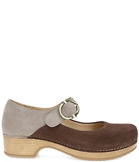 Dansko Bonny Suede Mary Jane Clogs