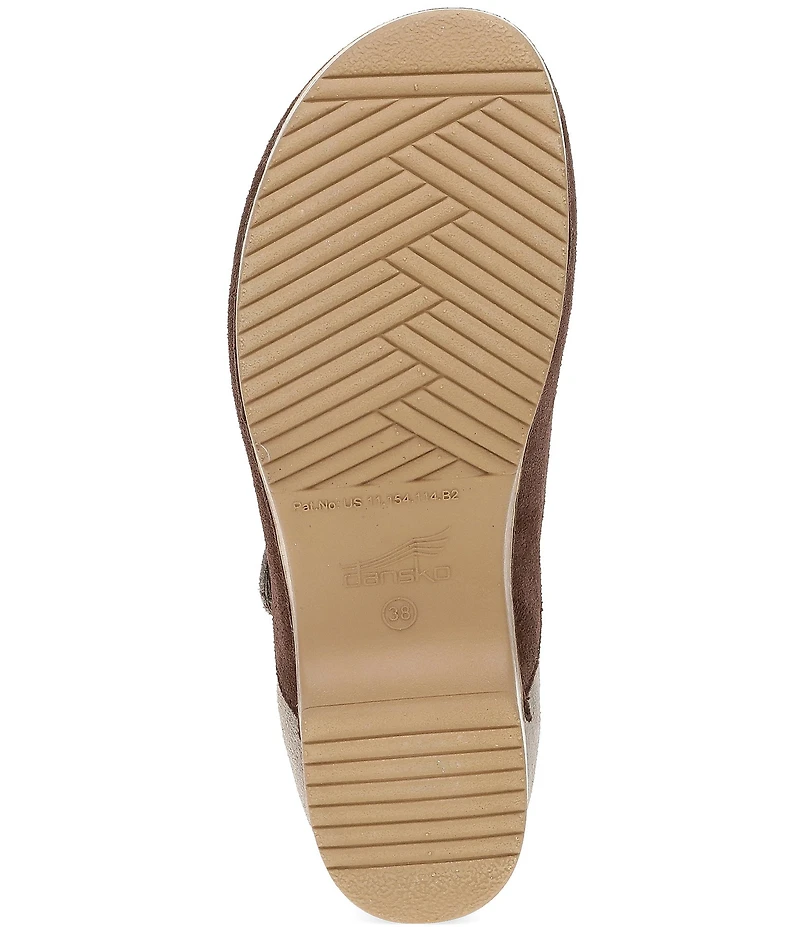 Dansko Bonny Suede Mary Jane Clogs