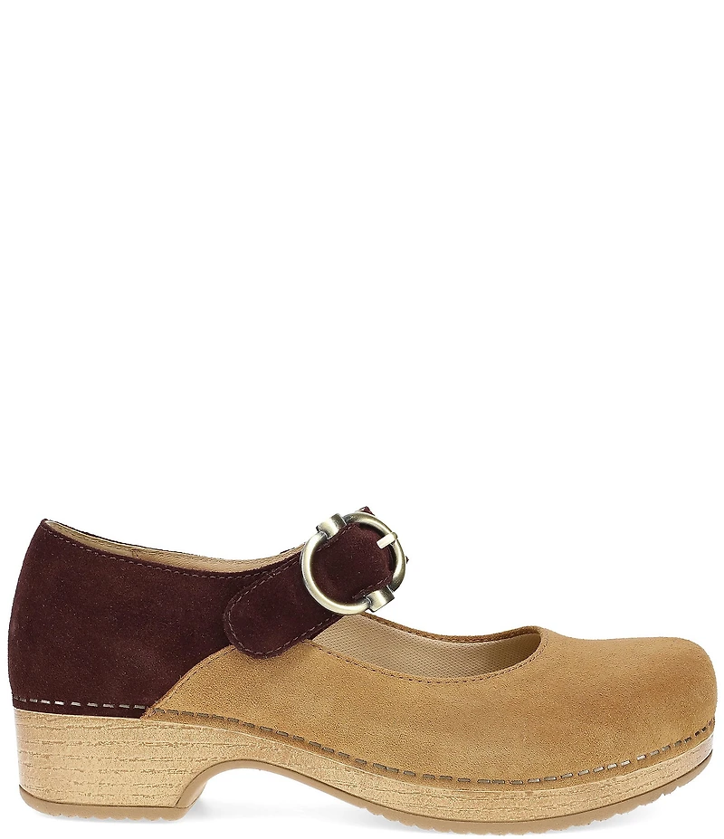 Dansko Bonny Suede Mary Jane Clogs