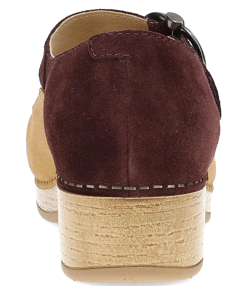 Dansko Bonny Suede Mary Jane Clogs