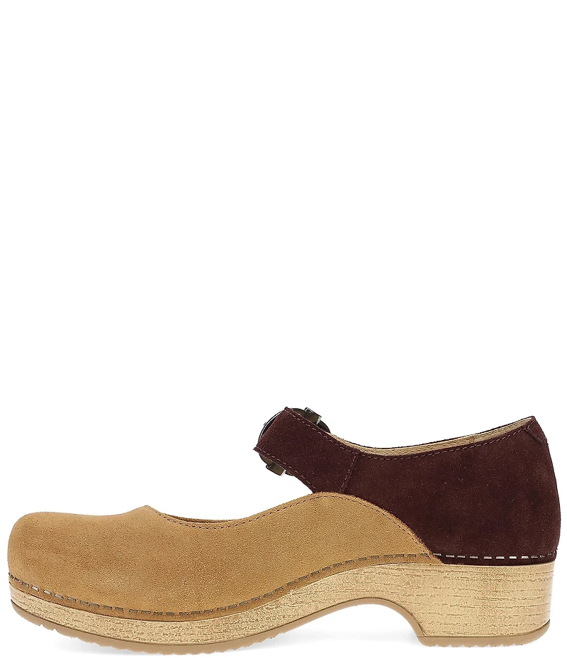 Dansko Bonny Suede Mary Jane Clogs