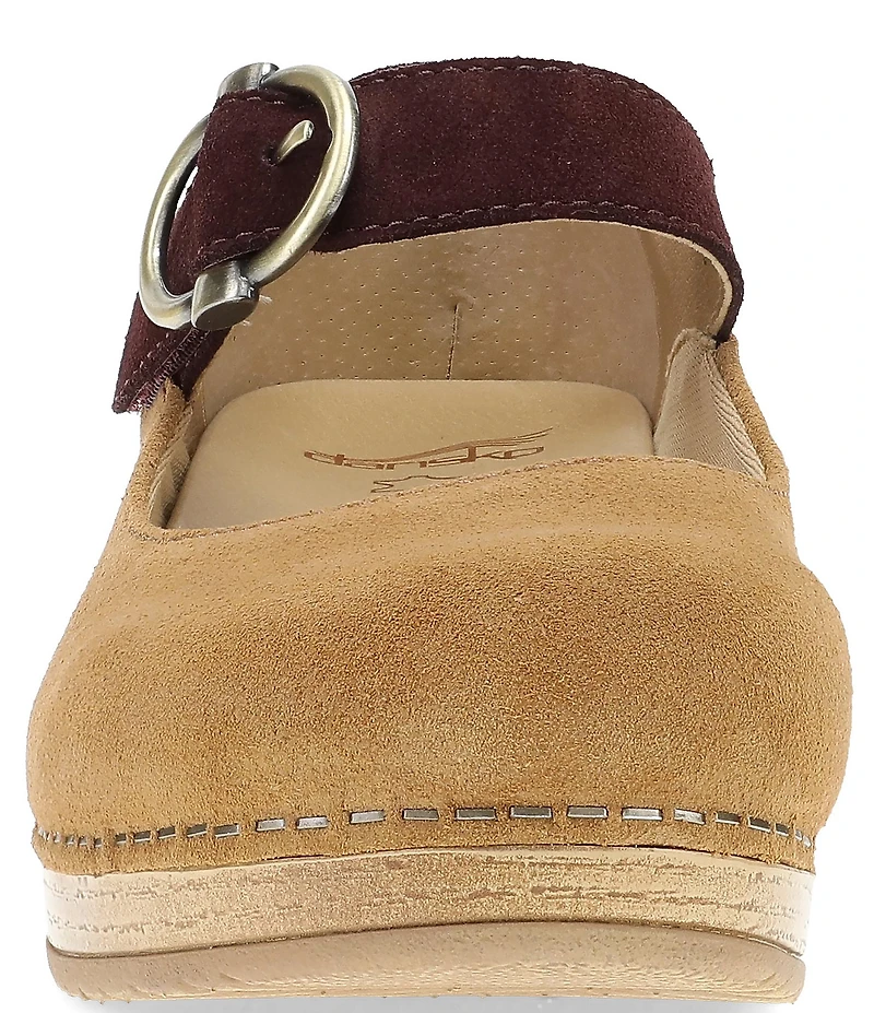 Dansko Bonny Suede Mary Jane Clogs