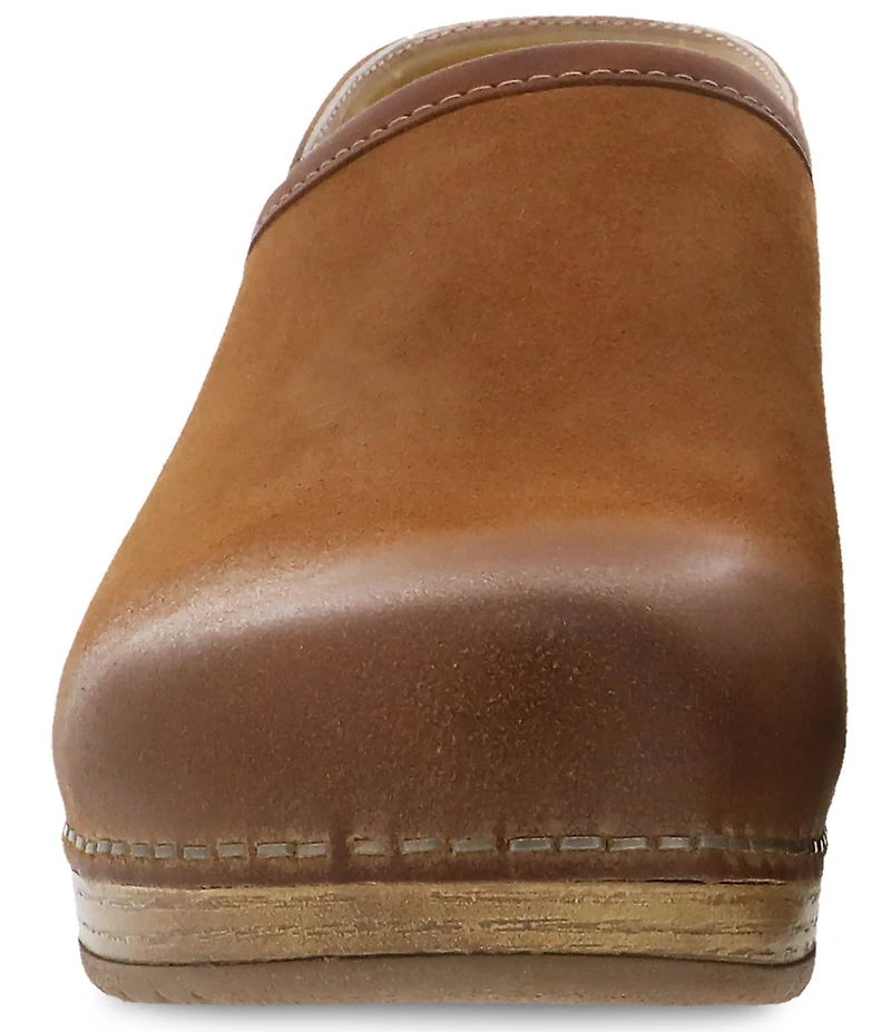 Dansko Brenna Burnished Suede Clogs