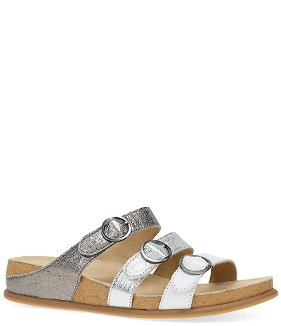 Dansko Campbell Leather Slide Sandals