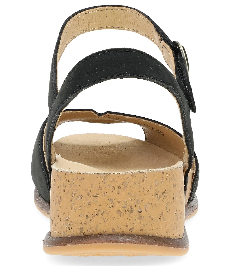 Dansko Cass Nubuck Suede Sandals