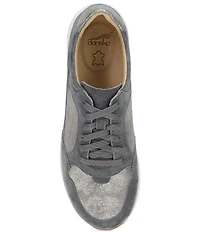 Dansko Catie Suede Metallic Oxford Sneakers