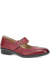 Dansko Collette Burnished Nubuck Leather Mary Jane Pumps