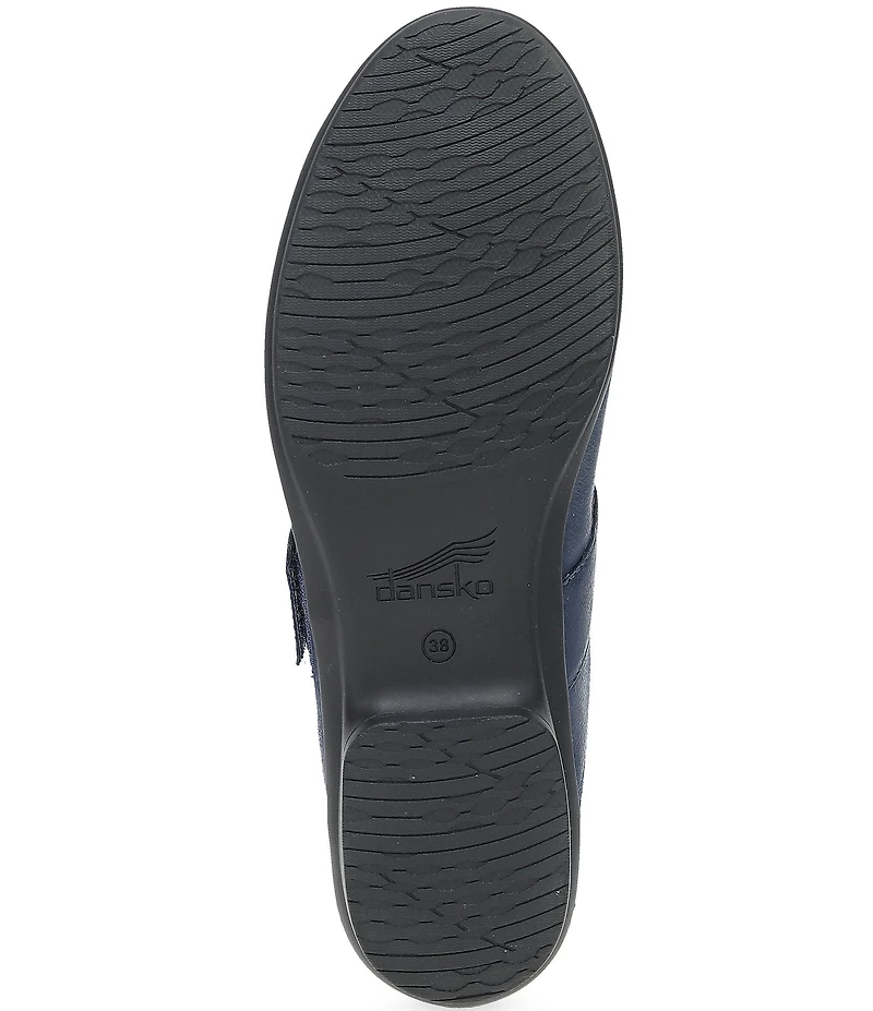 Dansko Collette Burnished Nubuck Leather Mary Jane Pumps