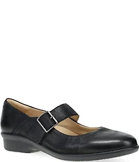 Dansko Collette Burnished Nubuck Leather Mary Jane Pumps