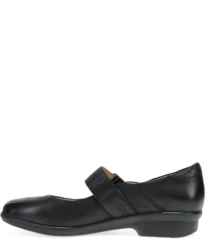 Dansko Collette Burnished Nubuck Leather Mary Jane Pumps