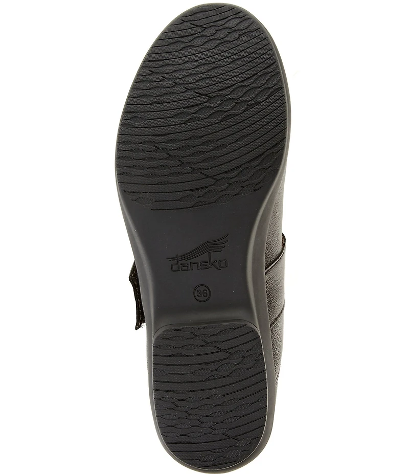 Dansko Collette Burnished Nubuck Leather Mary Jane Pumps