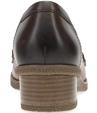 Dansko Danica Waterproof Leather Penny Loafers