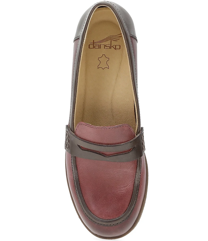 Dansko Danica Waterproof Leather Penny Loafers