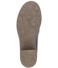 Dansko Danica Waterproof Leather Woven Detail Penny Loafers