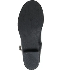 Dansko Dawn Waterproof Suede and Leather Buckle Hardware Tall Boots