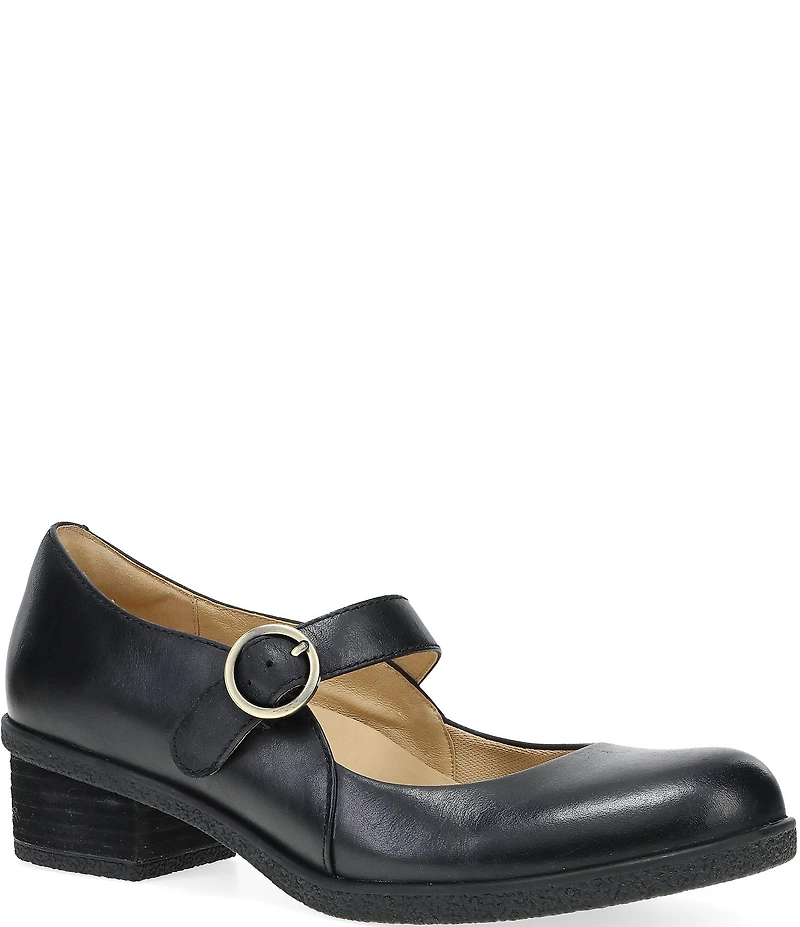 Dansko Deirdra Waterproof Leather Mary Jane Pumps
