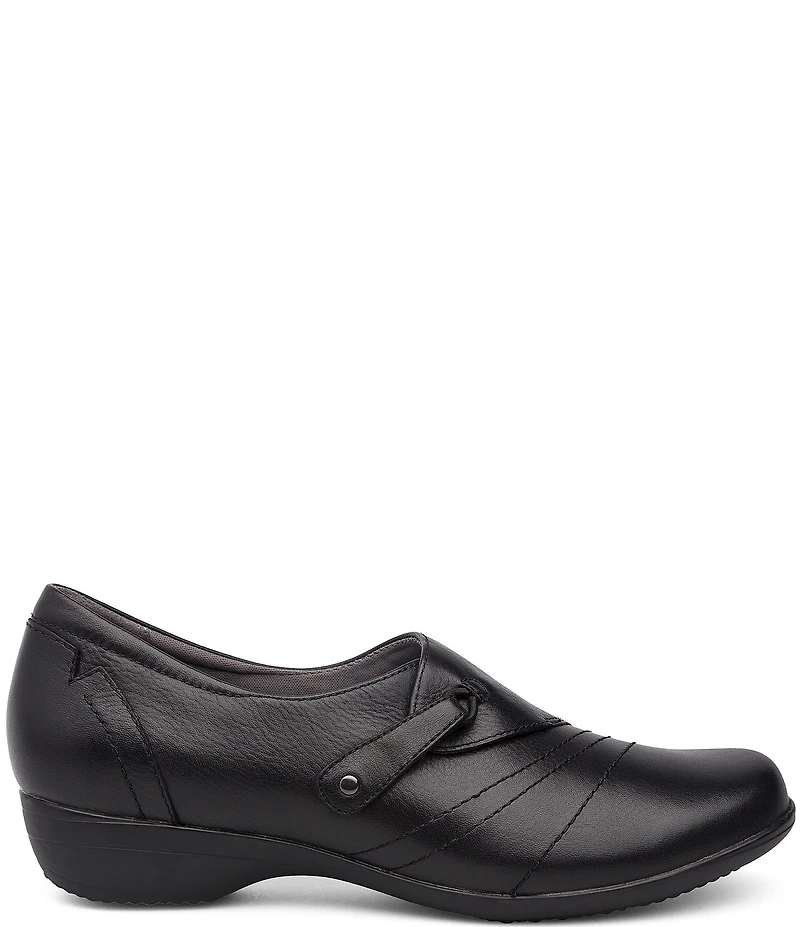 Dansko Franny Leather Slip On Clogs