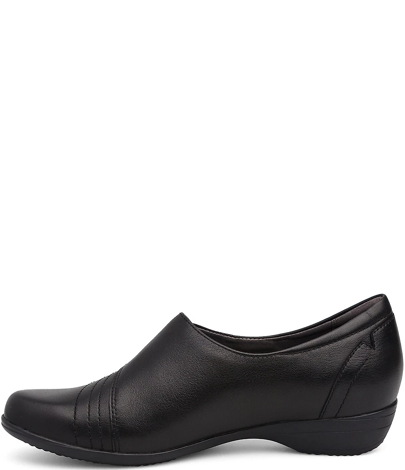 Dansko Franny Leather Slip On Clogs