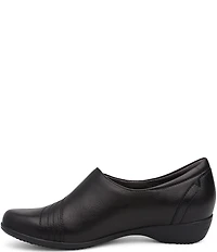 Dansko Franny Leather Slip On Clogs