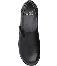Dansko Franny Leather Slip On Clogs