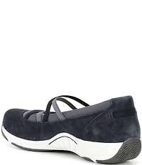 Dansko Harper Suede Crossover Elastic Banded Slip On Mary Jane Sneakers