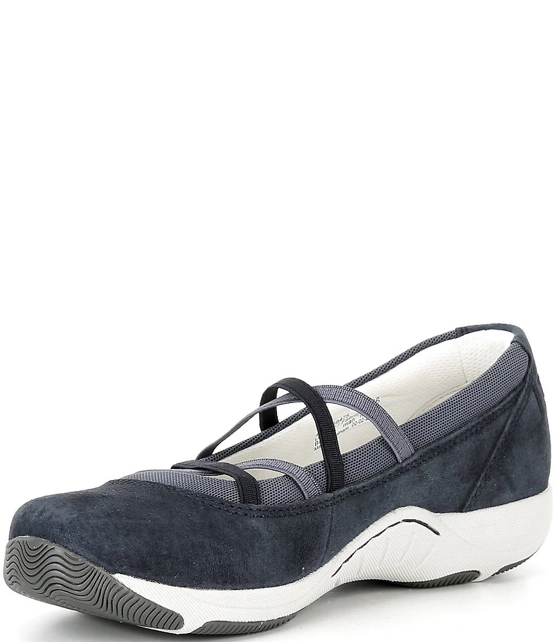 Dansko Harper Suede Crossover Elastic Banded Slip On Mary Jane Sneakers