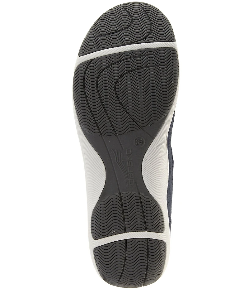 Dansko Harper Suede Crossover Elastic Banded Slip On Mary Jane Sneakers