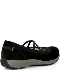 Dansko Harper Suede Crossover Elastic Banded Slip On Mary Jane Sneakers