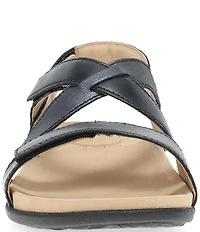 Dansko Jacklyn Leather Slingback Hook-and-Loop Sandals