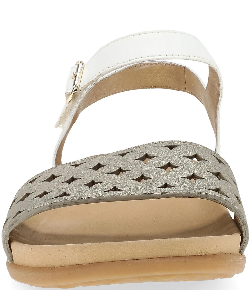Dansko Jodie Leather Perforated Detail Sandals