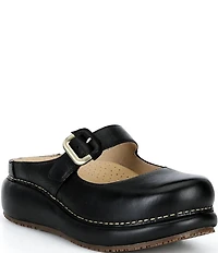 Dansko Kimberly Leather Mary Jane Mule Clogs
