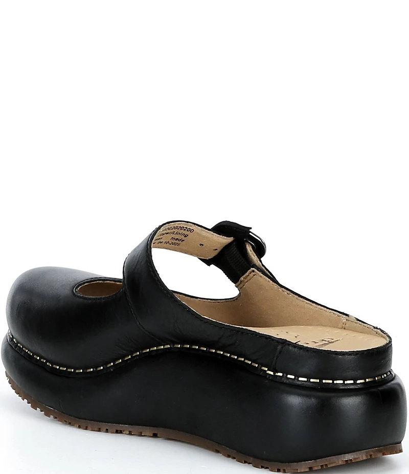 Dansko Kimberly Leather Mary Jane Mule Clogs