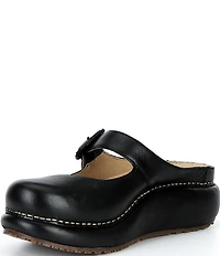 Dansko Kimberly Leather Mary Jane Mule Clogs
