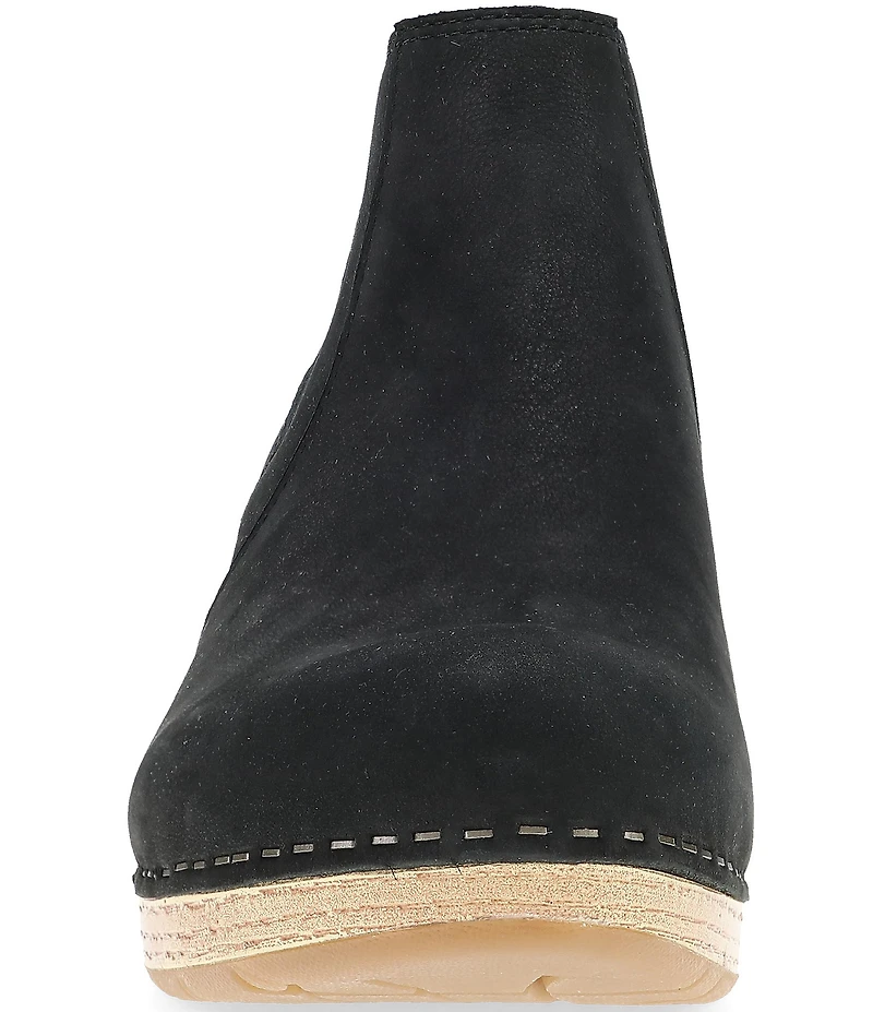 Dansko Lane Nubuck Suede Chelsea Booties