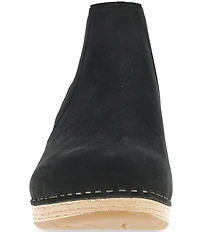 Dansko Lane Nubuck Suede Chelsea Booties