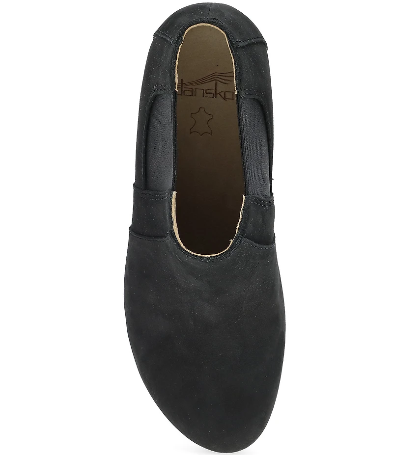 Dansko Lane Nubuck Suede Chelsea Booties