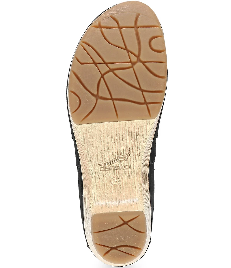 Dansko Lane Nubuck Suede Chelsea Booties
