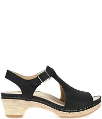 Dansko Laverne Nubuck Suede Sandals