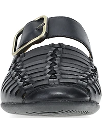 Dansko Leilani Leather Huarache Flat Mules