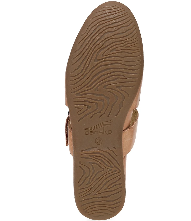 Dansko Leilani Leather Huarache Flat Mules
