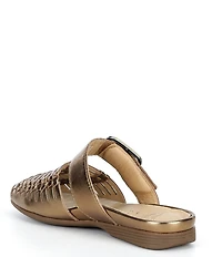 Dansko Leilani Leather Huarache Flat Mules