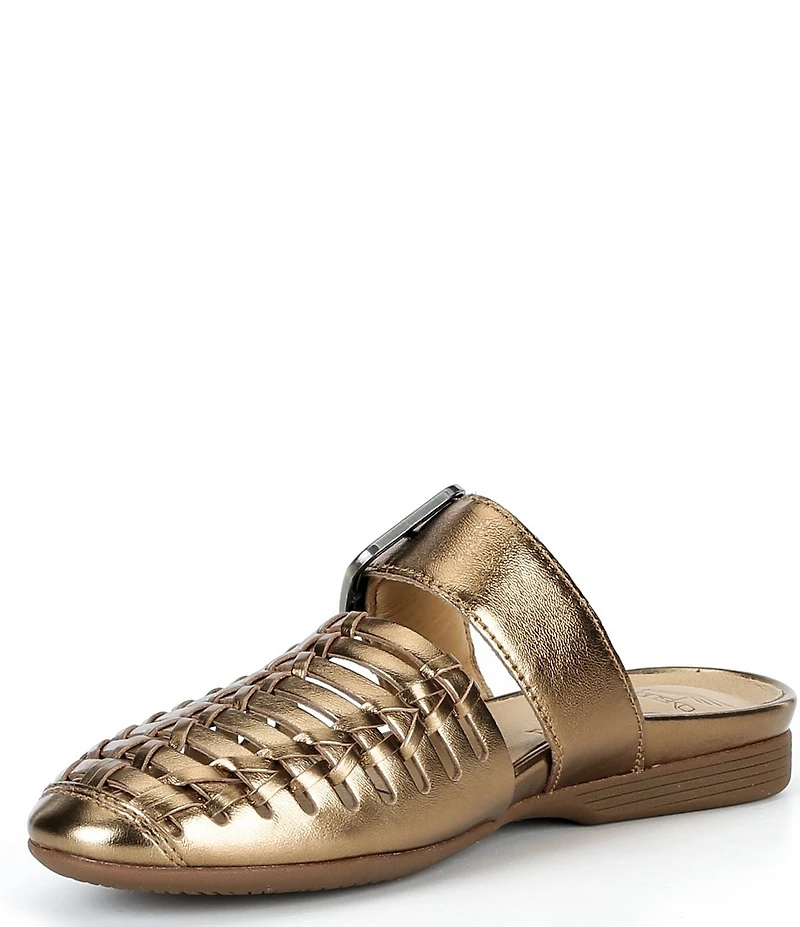 Dansko Leilani Leather Huarache Flat Mules