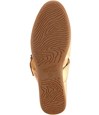 Dansko Leilani Leather Huarache Flat Mules