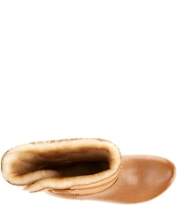 Dansko Lillith Leather and Suede Shearling Shaft Booties