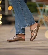 Dansko Lotus Leather Mary Jane Mules